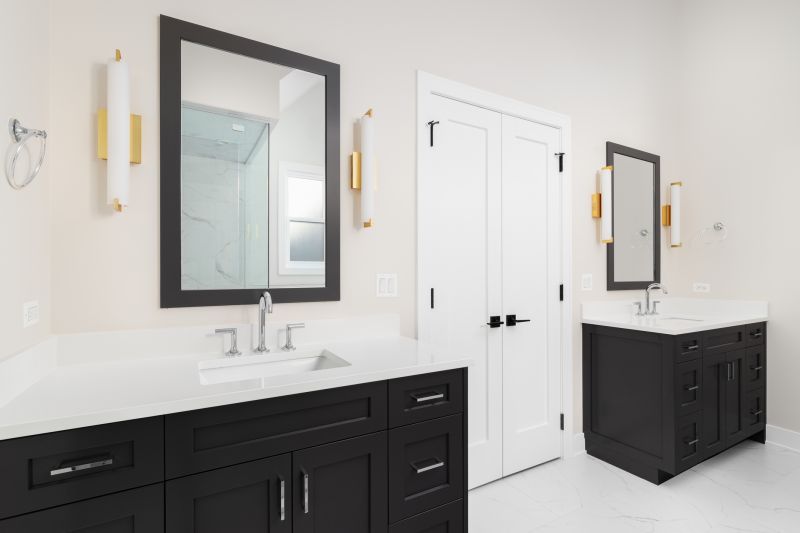 Bathroom with custom cabinetry